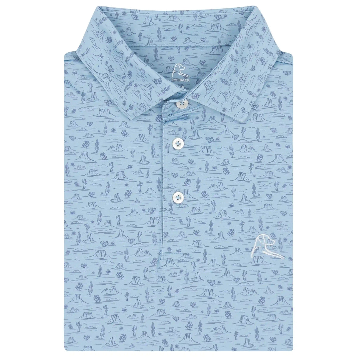 The Canyon | Performance Polo | The Canyon - Zenith Blue/Dusk Blue - AZ