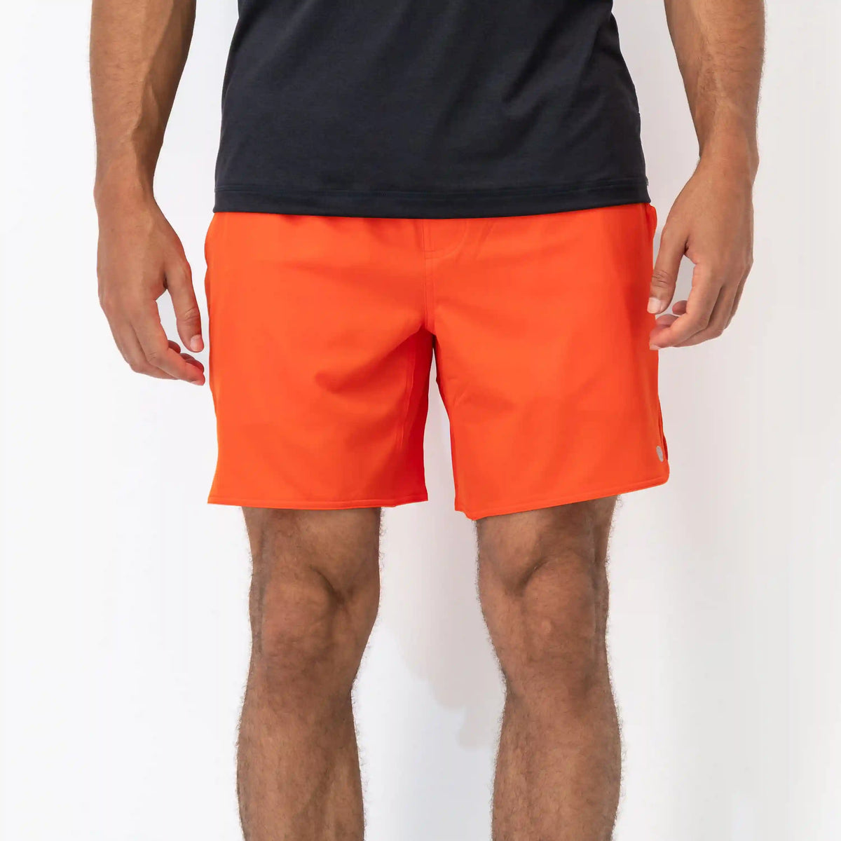 Grit Gym Short - 7" | Solid - Fire Orange