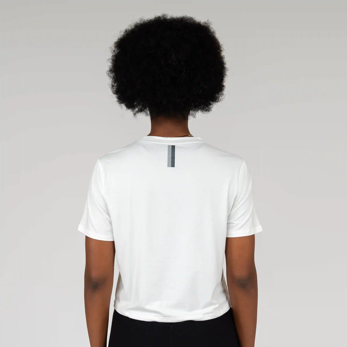 Drift Performance Crop Tee | Solid - White