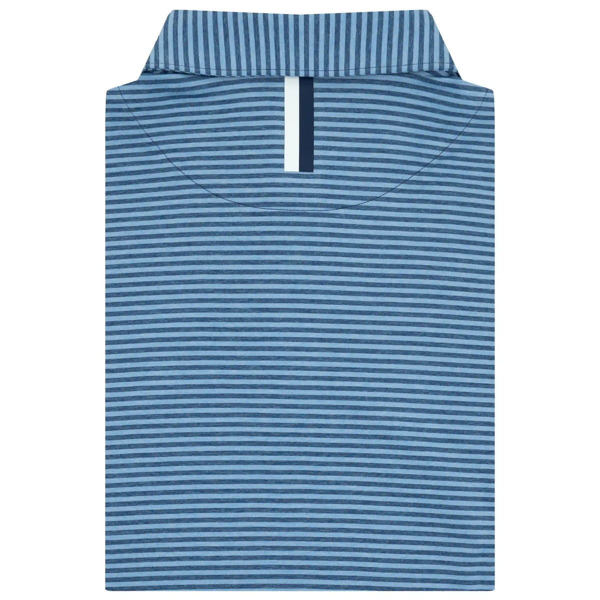 The Barts Heather Stripe | Performance Polo | The Barts Heather Stripe - Coastal Blue/Oxford Blue