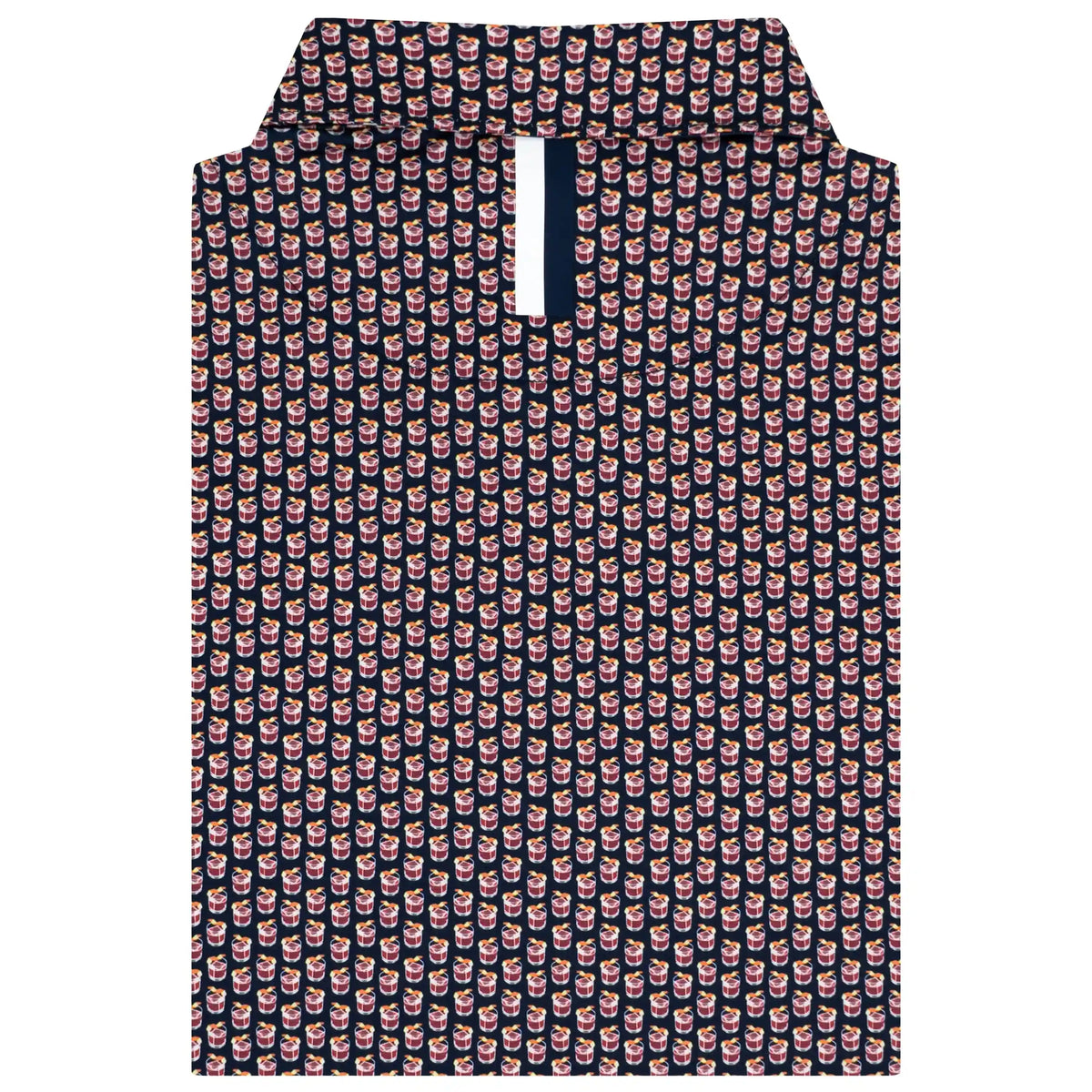 The Negroni | Performance Polo | The Negroni - Fleet Navy/Scarlet Red