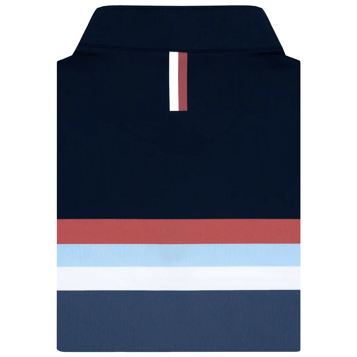 Horizon Block Performance Q-Zip | The Horizon Block - Coastal Blue/Fleet Navy/Rouge Red