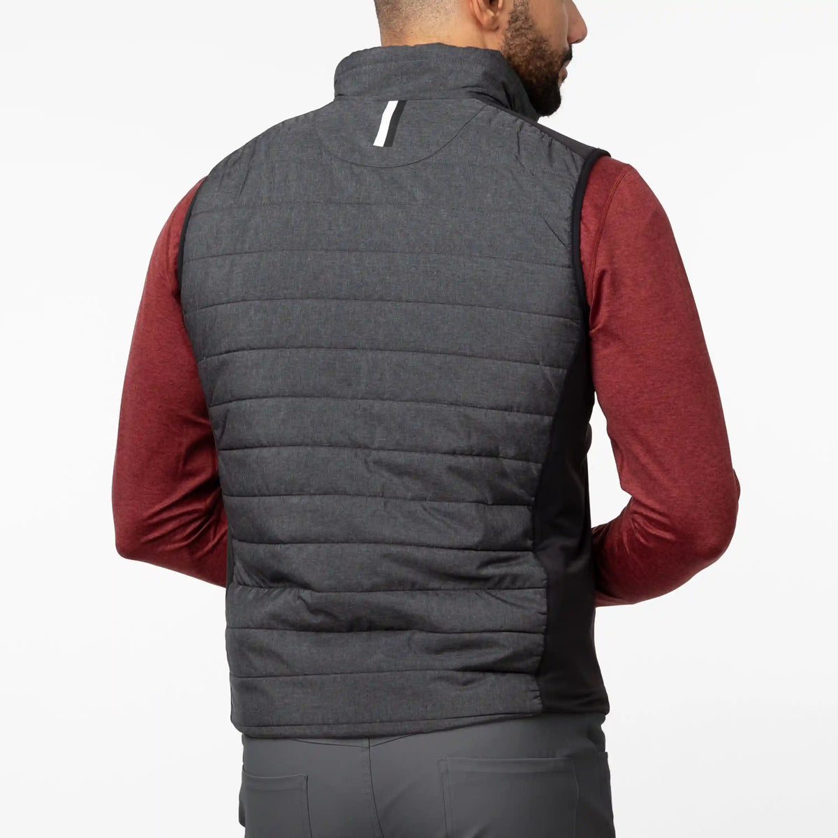 Fulton Performance Vest | Heather - Black/White