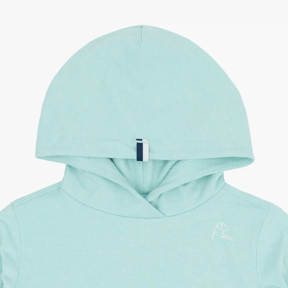 Lil' Hesi Performance Hoodie | Heather - Antigua Green/Seafoam