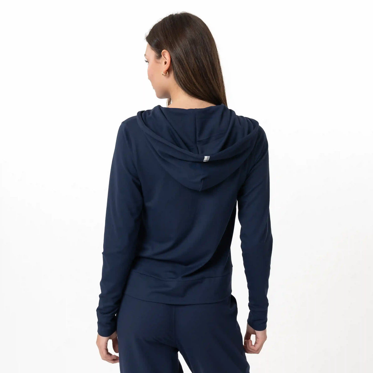 Tempo Full-Zip Hoodie | Solid - Fleet Navy