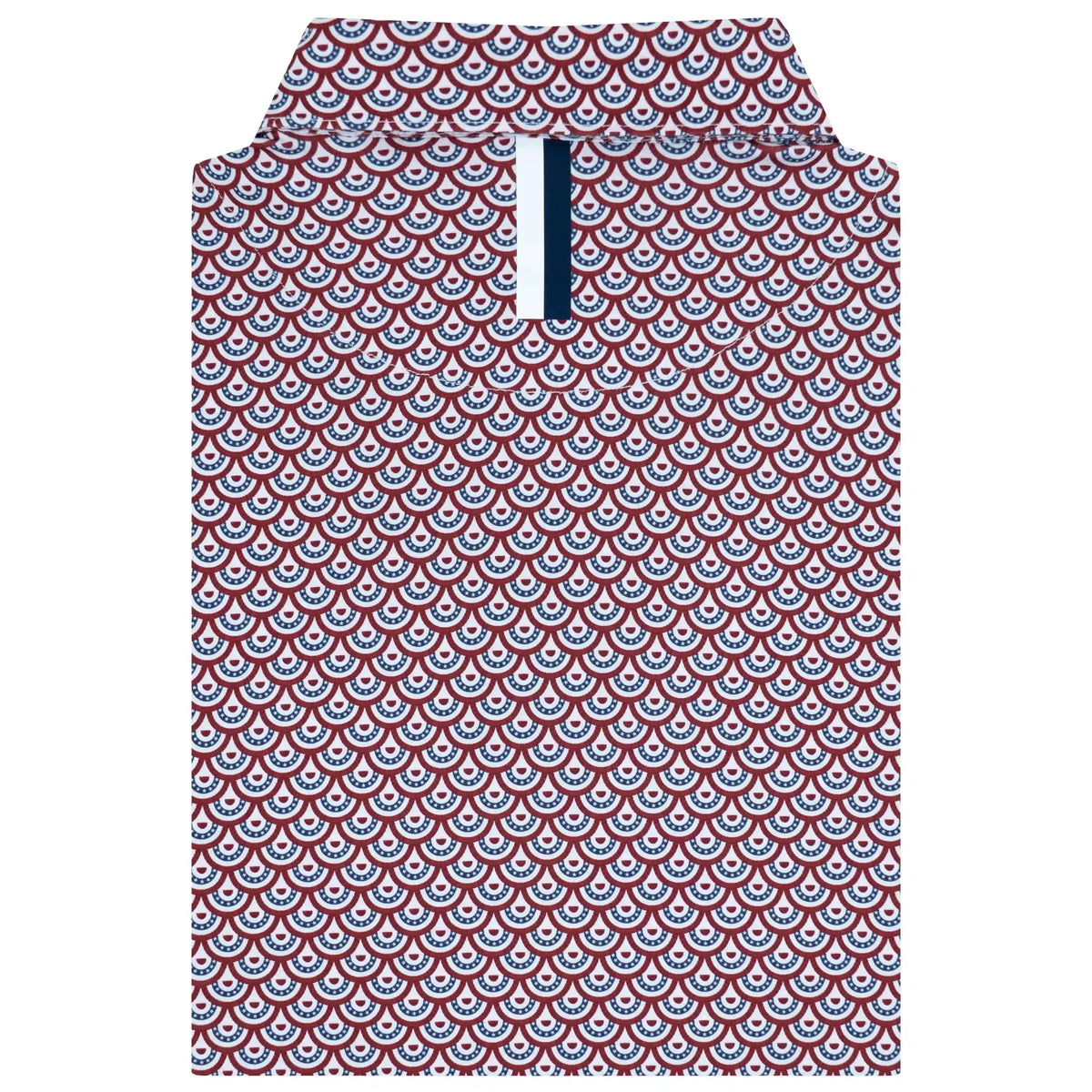 The Bunting | Performance Polo | The Bunting - White/Flag Red
