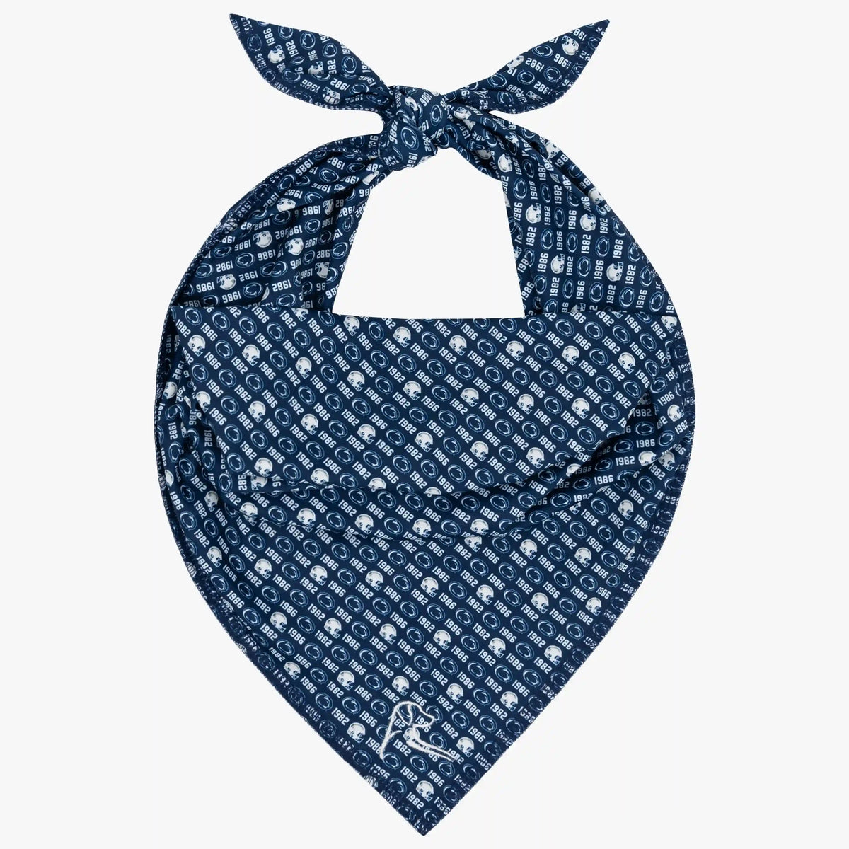 The Penn State National Titles | Collegiate Bandana | The Penn State National Titles - Indigo Blue/White