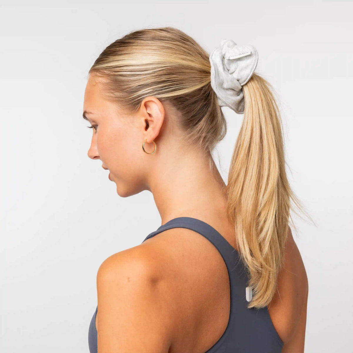 Bedford Scrunchie | Heather - Ivory