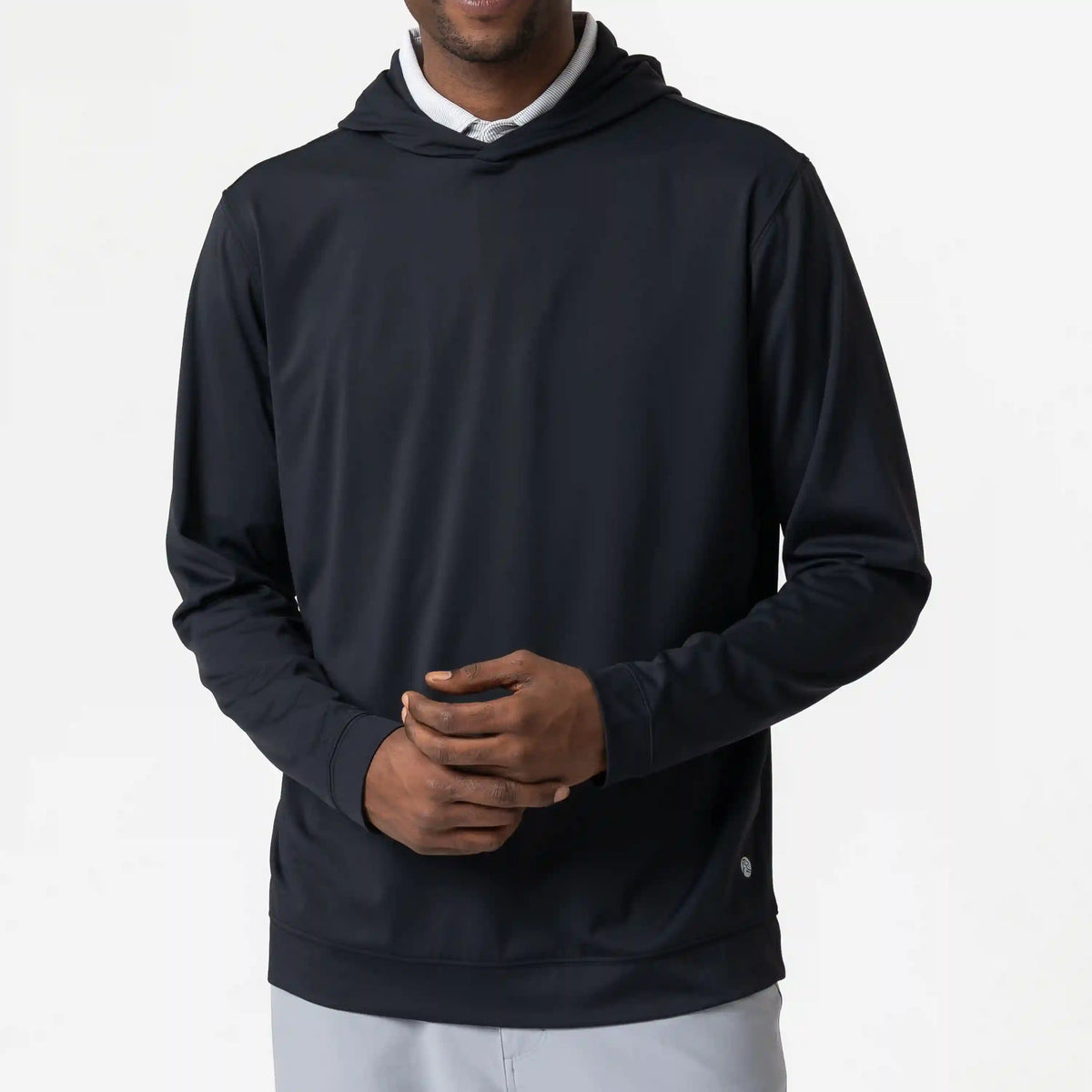Highlands Performance Hoodie | Solid - Midnight Black