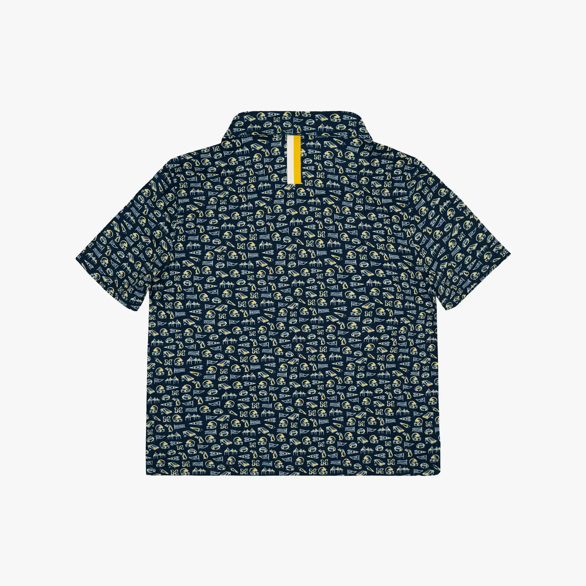 The Lil' Michigan Gameday 2.0 | Collegiate Polo | The Michigan Gameday 2.0 - Indigo Blue/White - 1