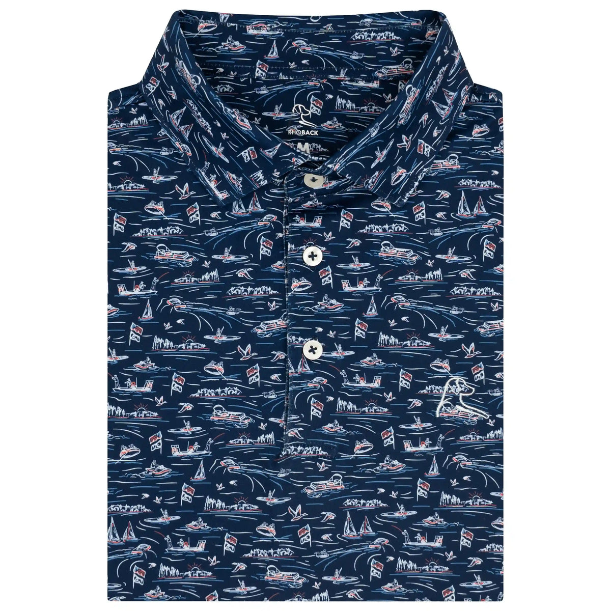 The Lake Weekend | Performance Polo | The Lake Weekend - Fleet Navy/White