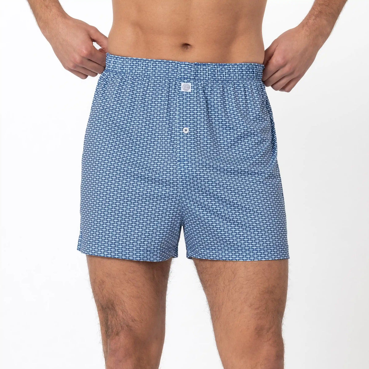 Breeze Performance Boxer | The Thunderbolt - Coastal Blue/Baby Blue