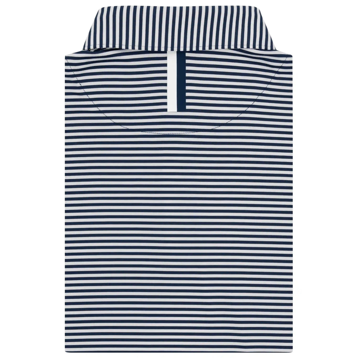 The Birdie Stripe | Performance Polo | The Birdie Stripe - Fleet Navy/White - USA FLAG 3
