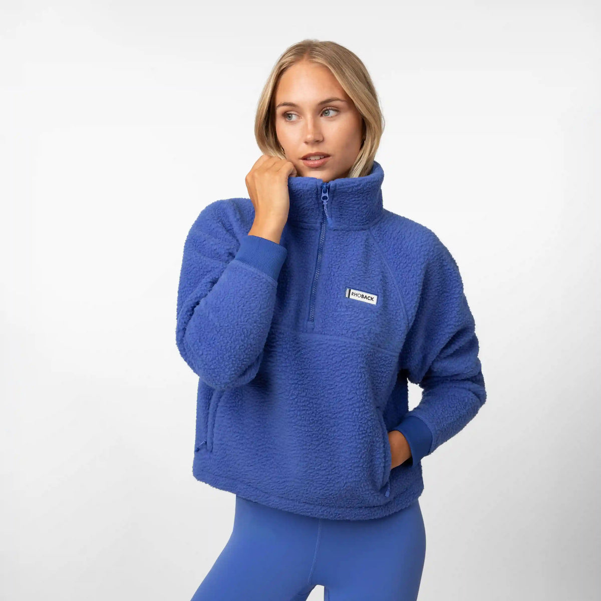 Rivanna Fleece Pullover | Solid - Bunker Blue