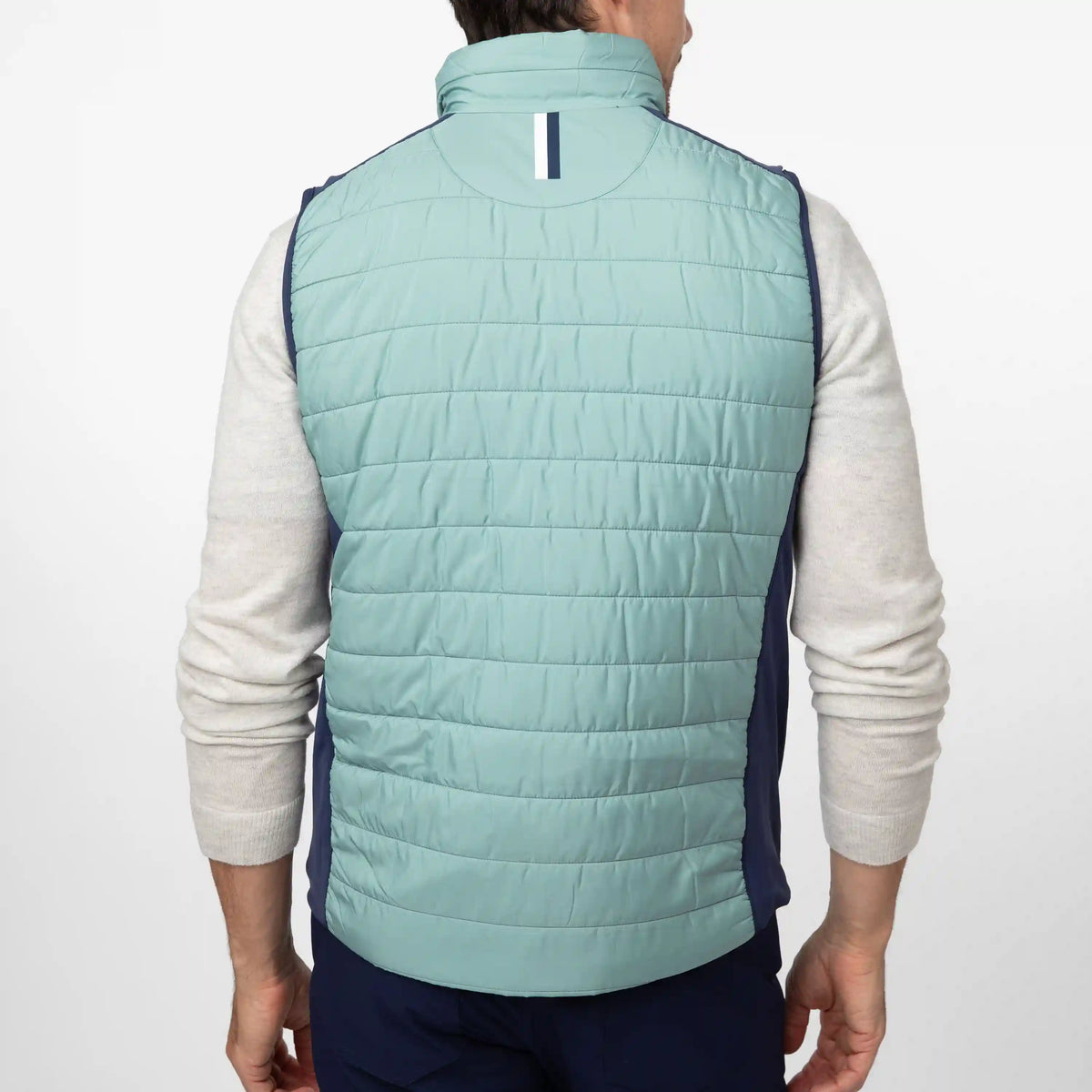 Fulton Performance Vest | Colorblock - Bullfrog Green/Fleet Navy
