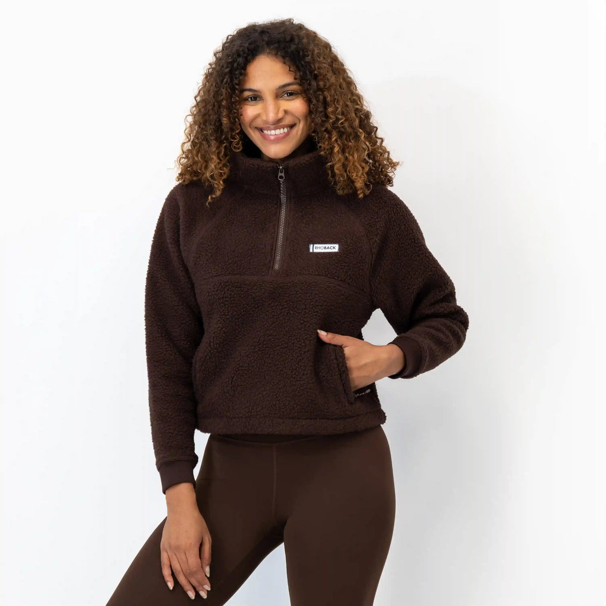 Rivanna Fleece Pullover | Solid - Cocoa