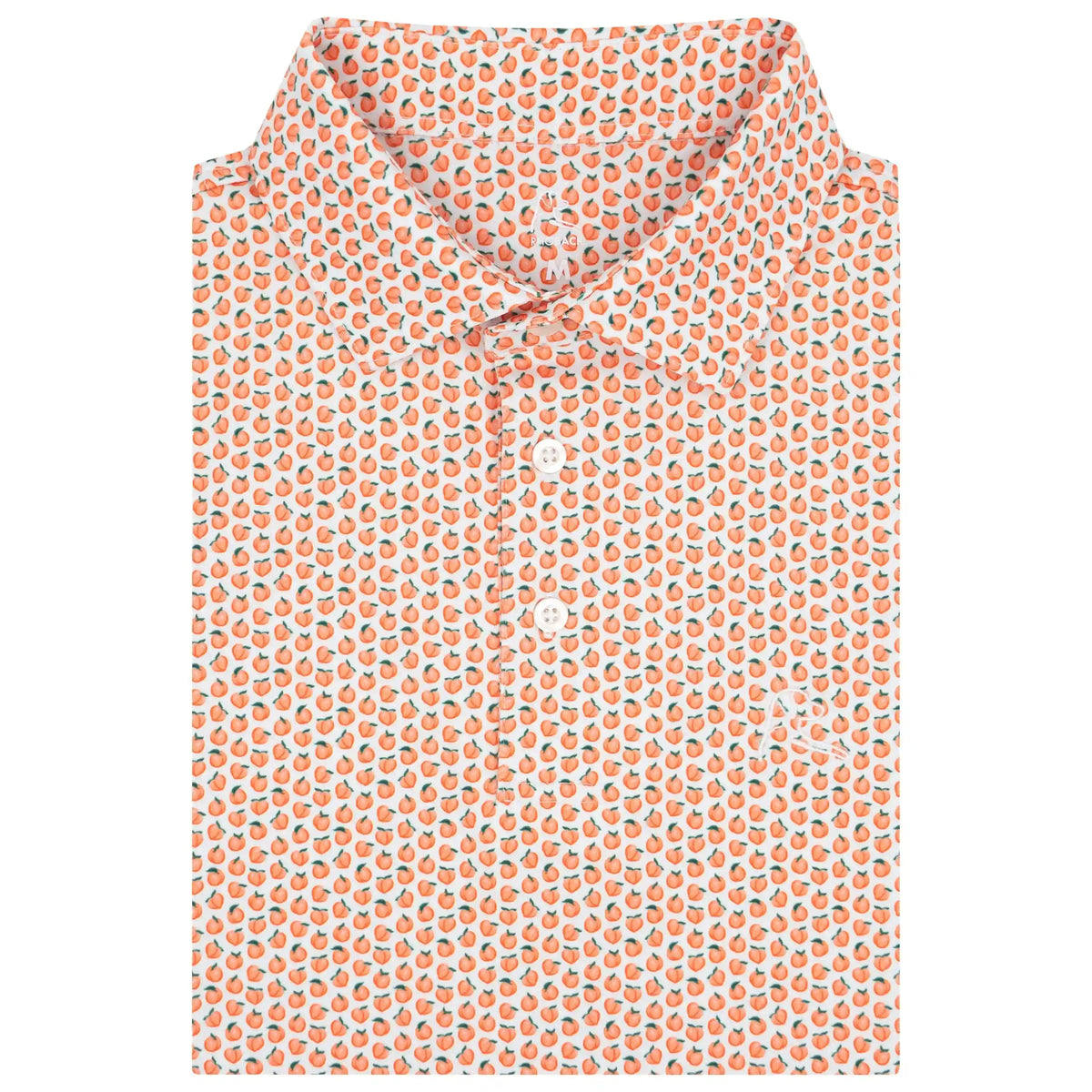 The Absolute Peach 2.0 | Performance Polo | The Absolute Peach 2.0 - White/Melon