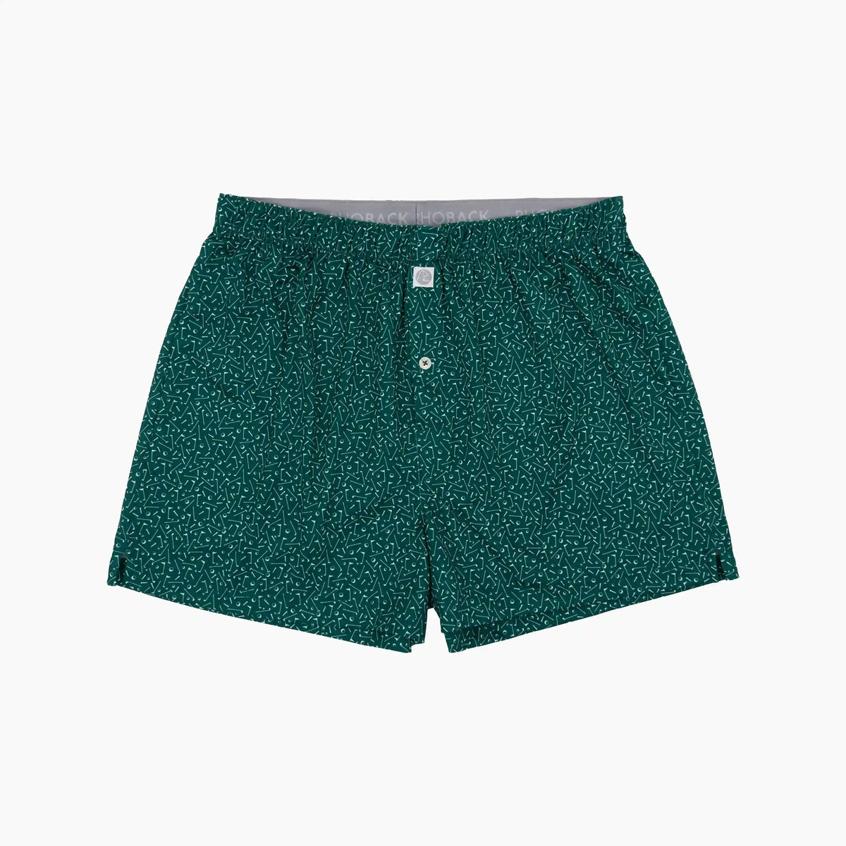 Breeze Performance Boxer | The Mulligan - Fairway Green/White