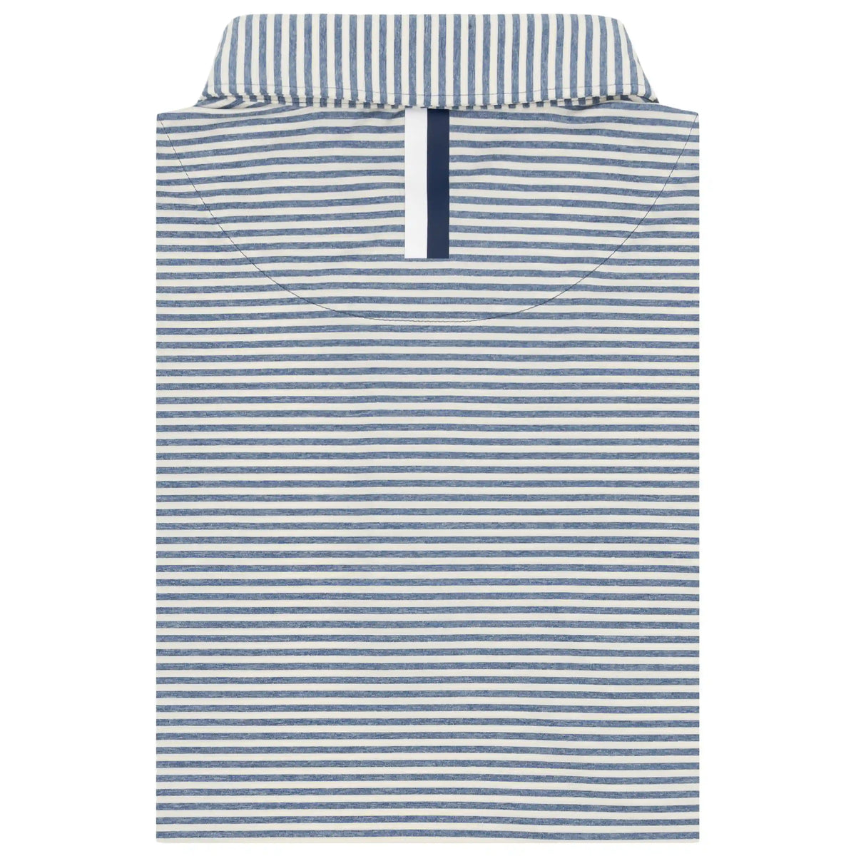 The Barts Heather Stripe | Performance Polo | The Barts Heather Stripe - Coastal Blue/Ivory