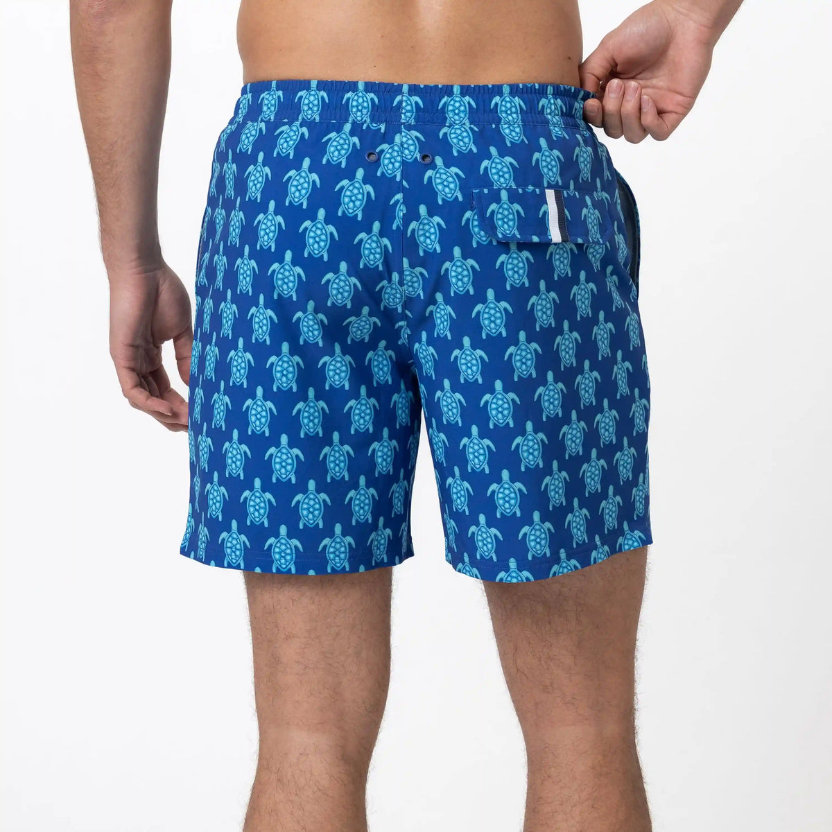Medley Swim Trunk | The Noggin - Deep Blue/Miami Blue