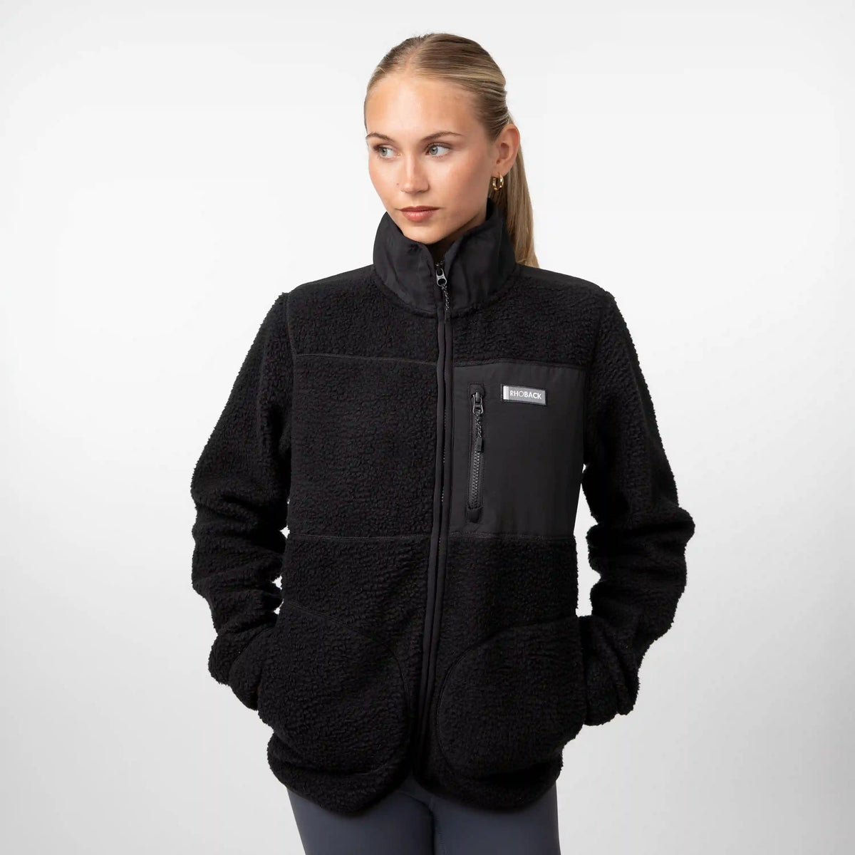 Summit Crest Full-Zip Jacket | Solid - Midnight Black (Women's)