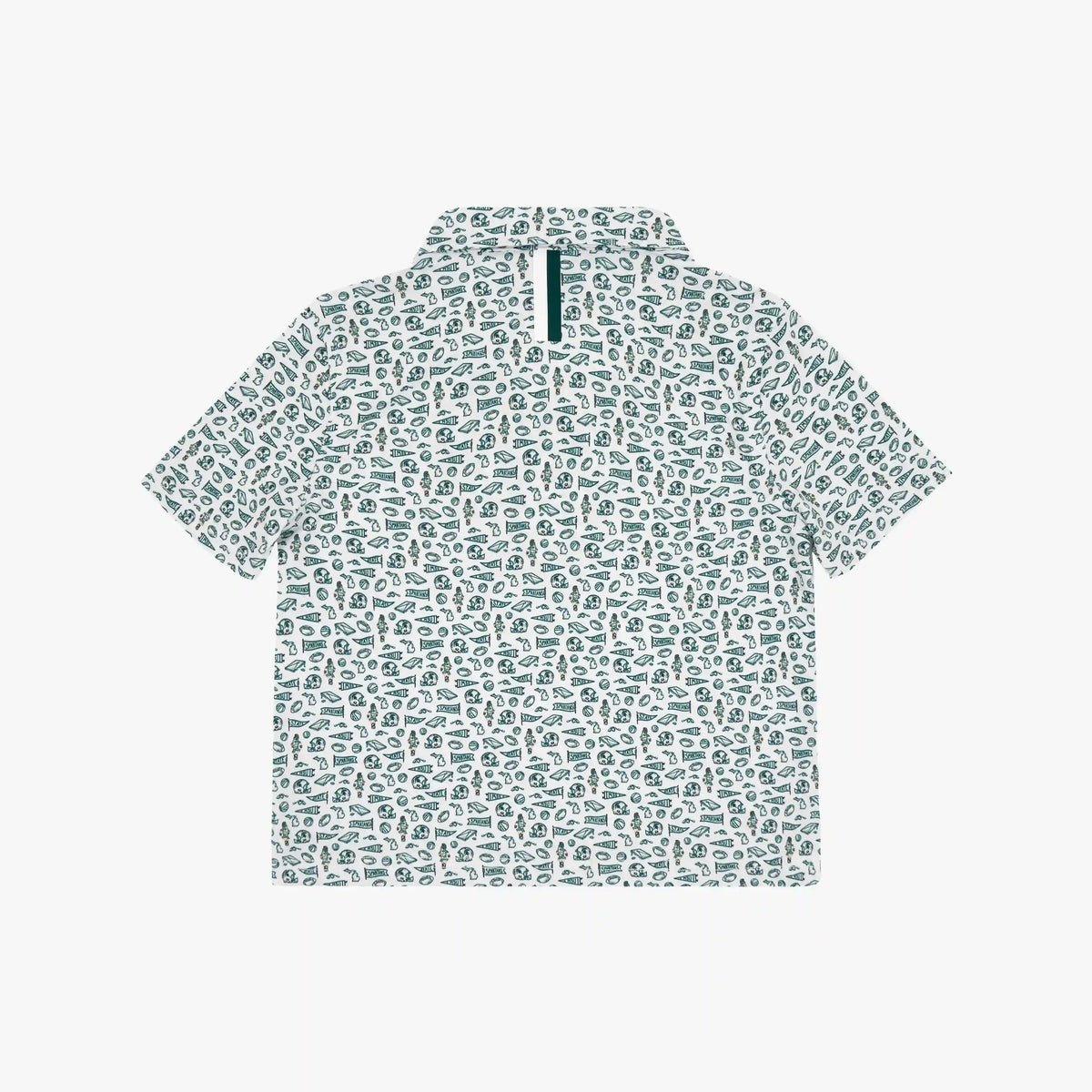 The Lil' Michigan State Gameday 2.0 | Collegiate Polo | The Michigan State Gameday 2.0 - White/Forest Green - 1