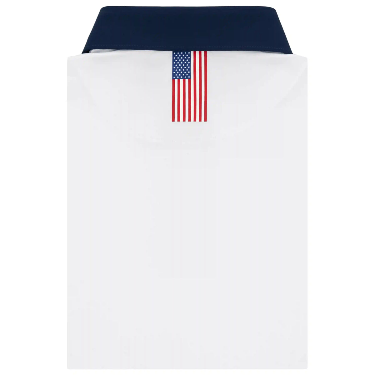 Solid - USA | Performance Polo | Solid - White/Fleet Navy - USA