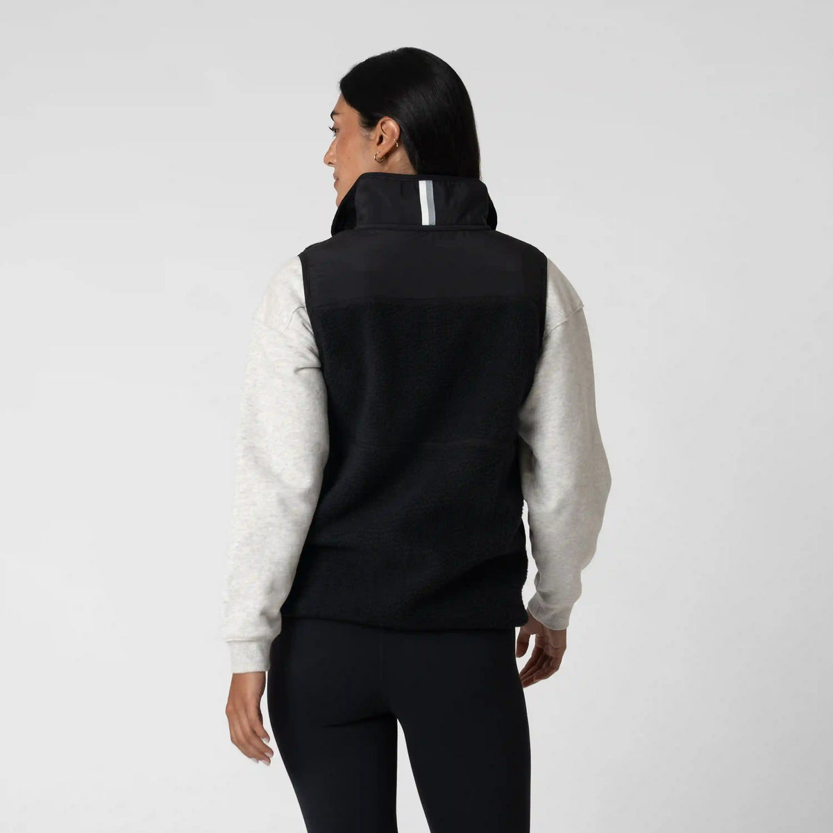 Summit Crest Full-Zip Vest | Solid - Midnight Black (Women's)