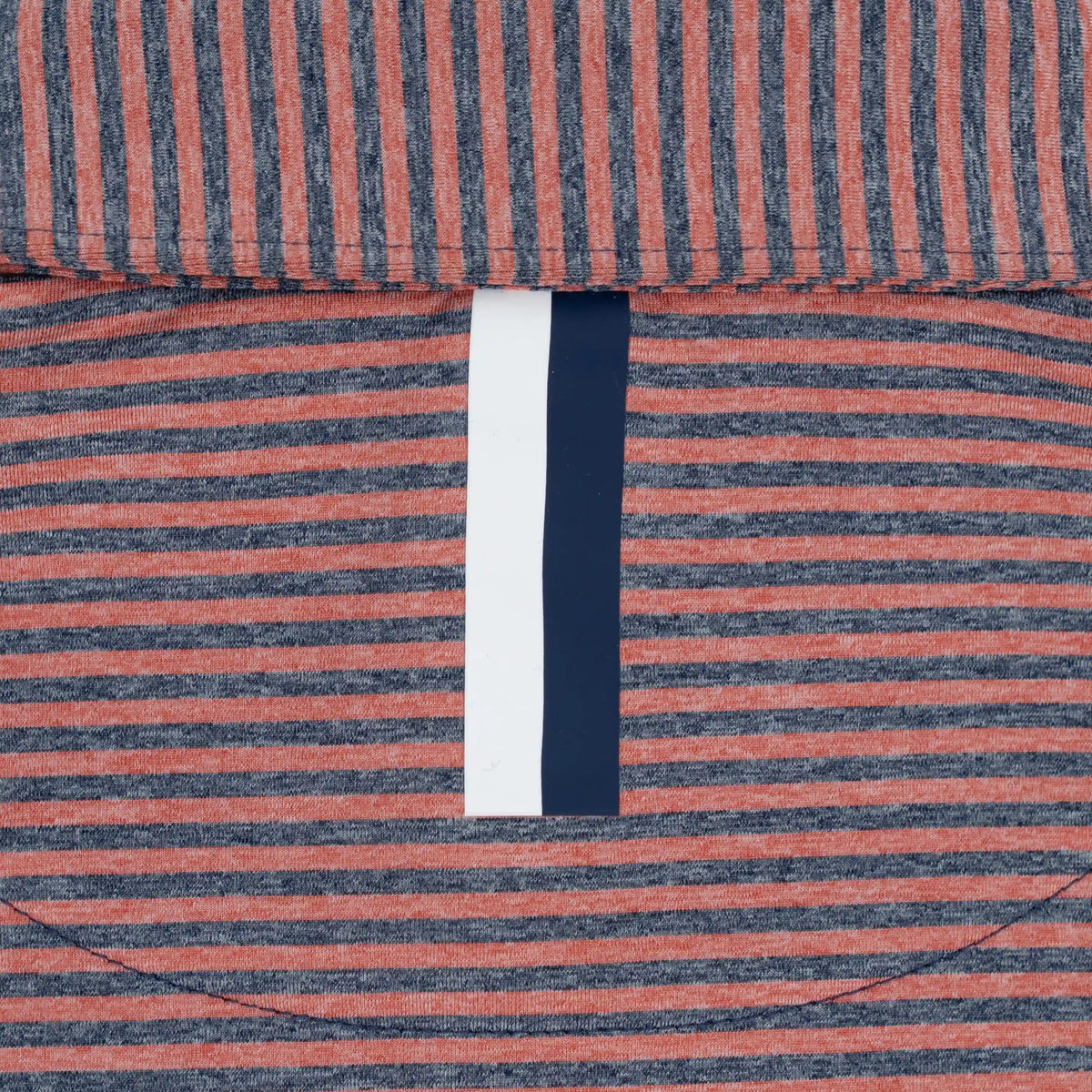 The Barts Heather Stripe | Performance Polo | The Barts Heather Stripe - Rouge Red/Fleet Navy