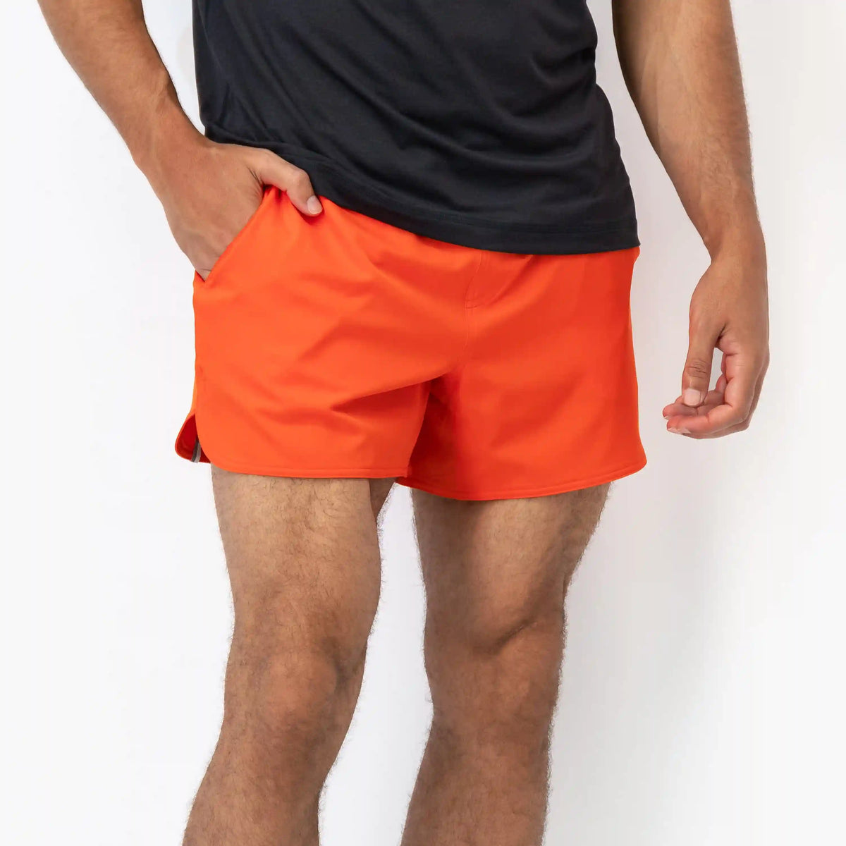 Grit Gym Short - 5" | Solid - Fire Orange