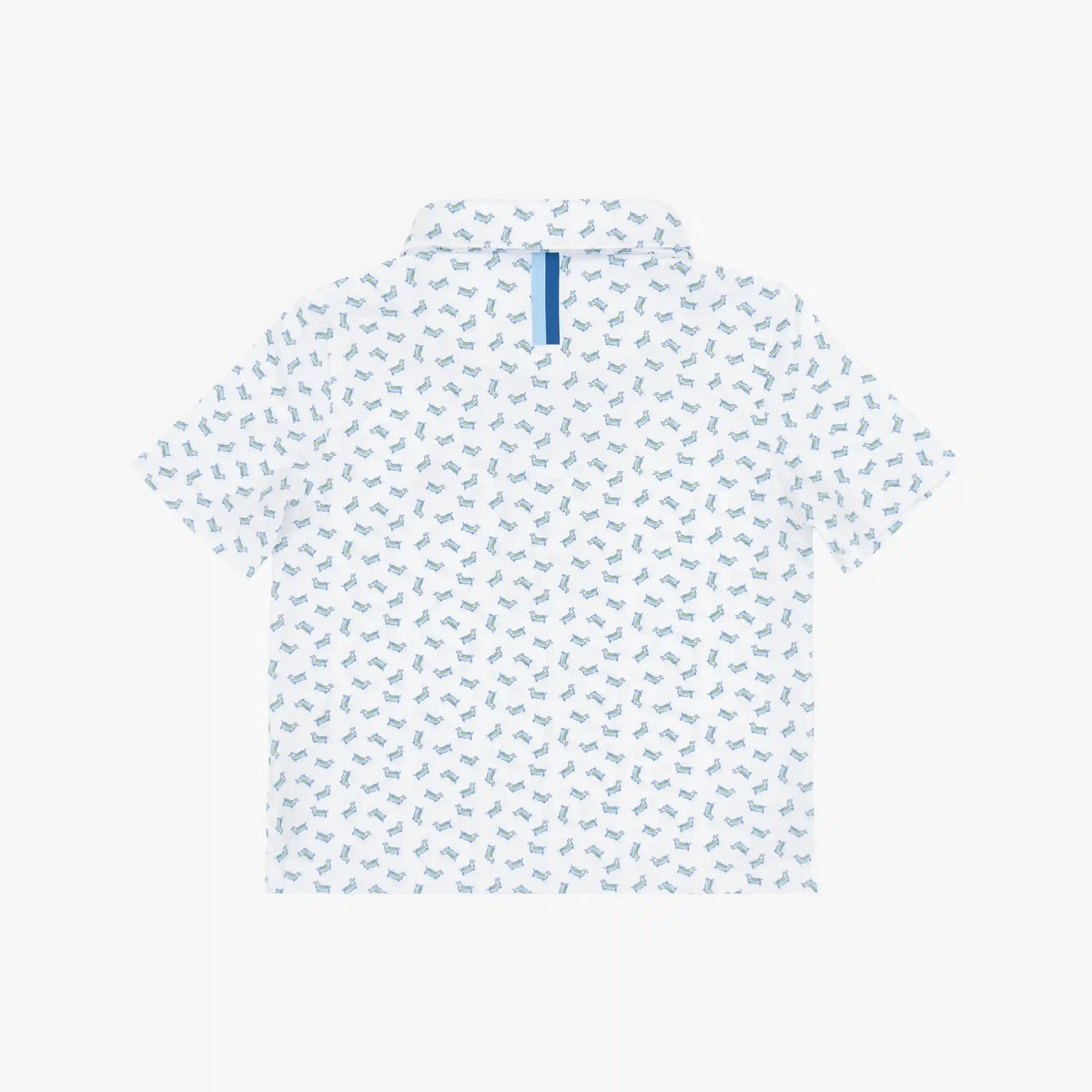 The Lil' Frank | Performance Polo | The Frank - White/Pure Blue