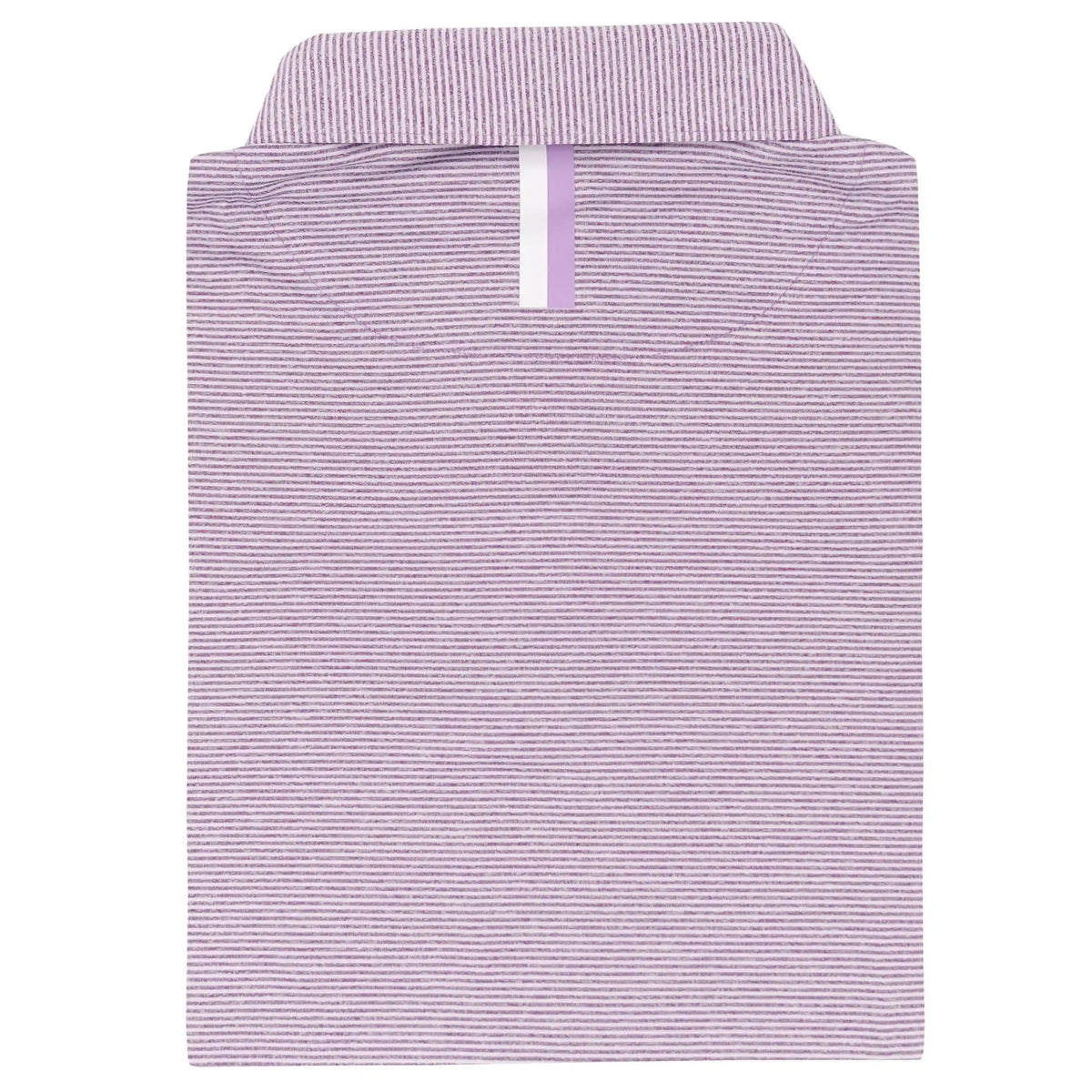 The Whaler Heather Stripe | Long Sleeve Performance Polo | The Whaler Heather Stripe - Big Easy Lavender/White