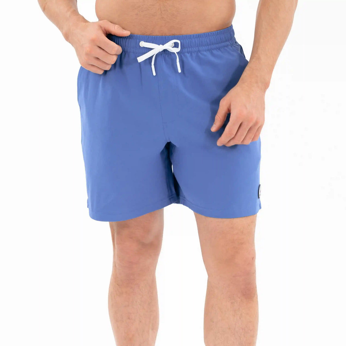 Medley Swim Trunk | Solid - Lavender Blue