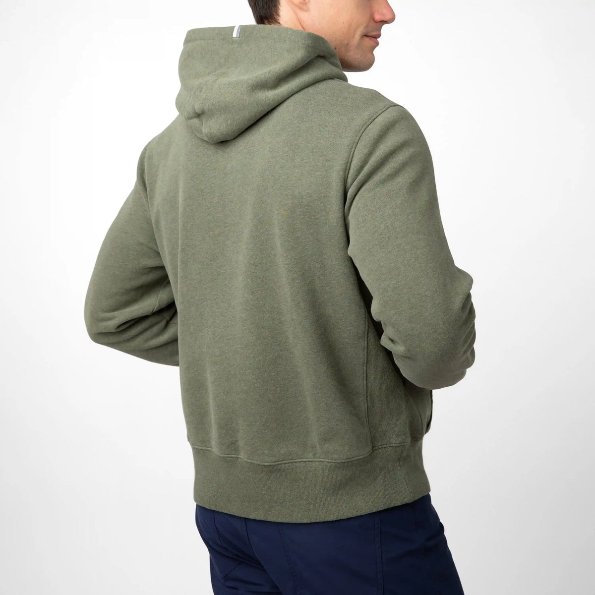 Ready Hoodie | Heather - Moss Green