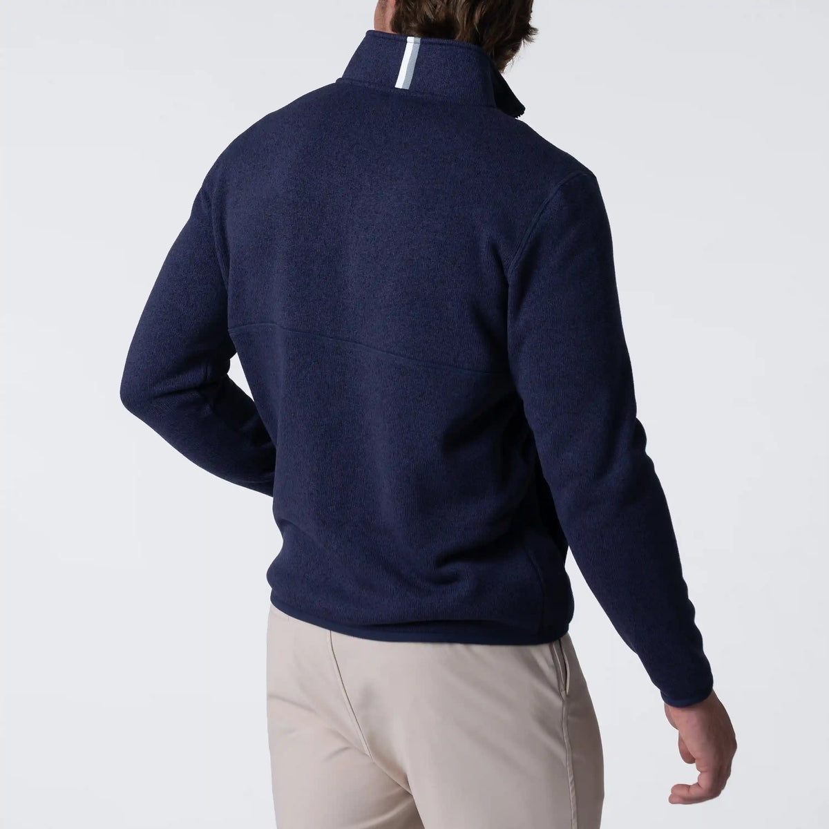 Peak Sweater Fleece Jacket | Heather - Fleet Navy/Fleet Navy