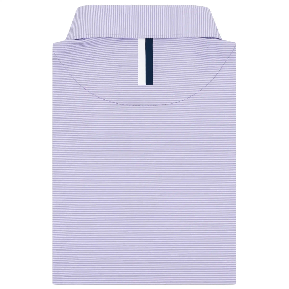 The Crispy Stripe | Long Sleeve Performance Polo | The Crispy Stripe - Lavender/White
