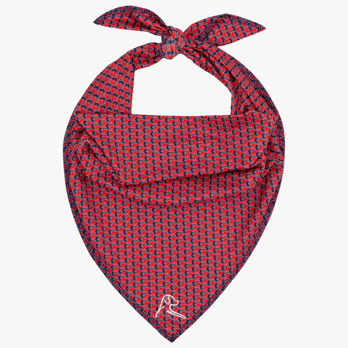 The Ole Miss Rebels™ | Collegiate Bandana | The Ole Miss Rebels™ - Indigo Blue/Cherry Red