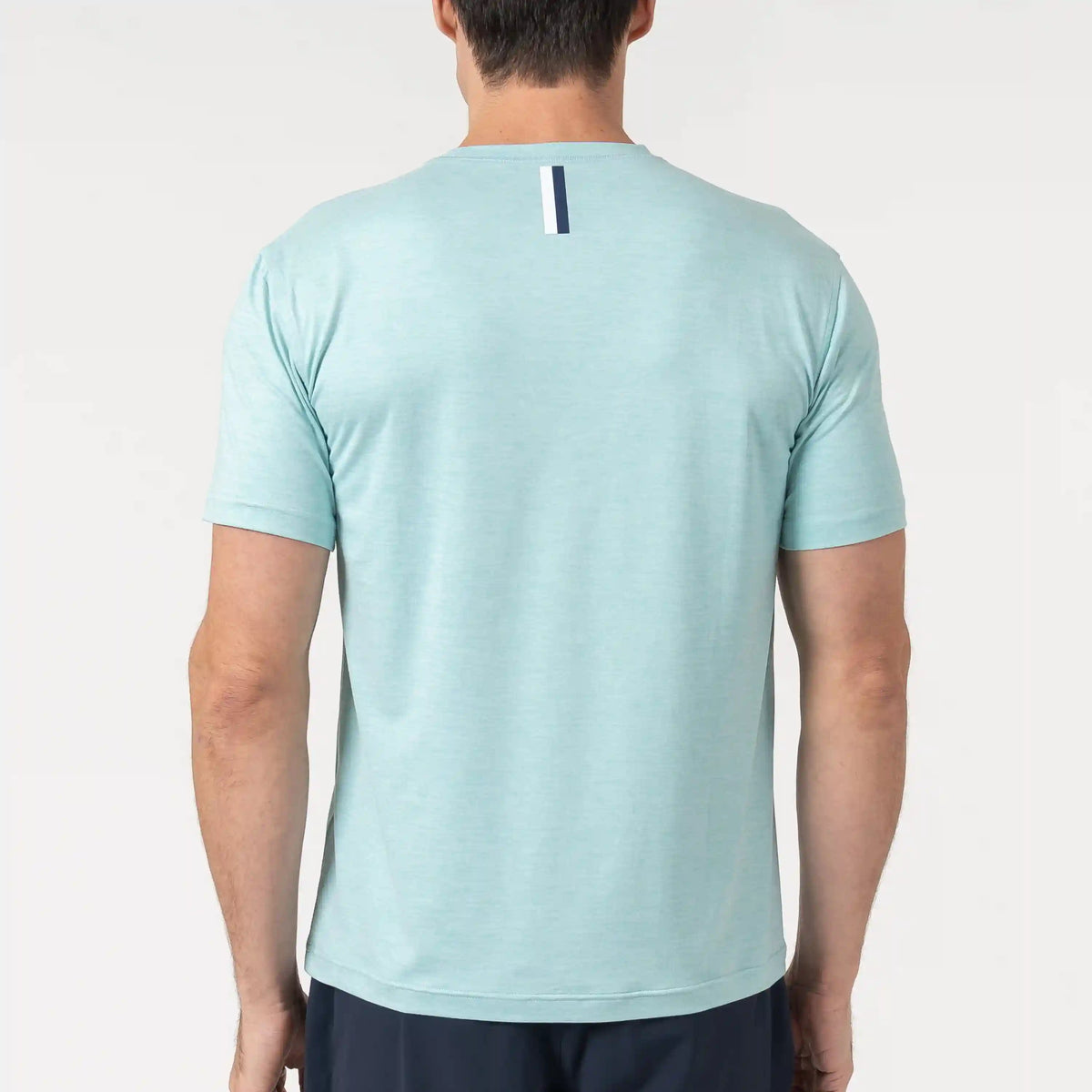 Tailwind Performance Tee | Heather - Antigua Green/White