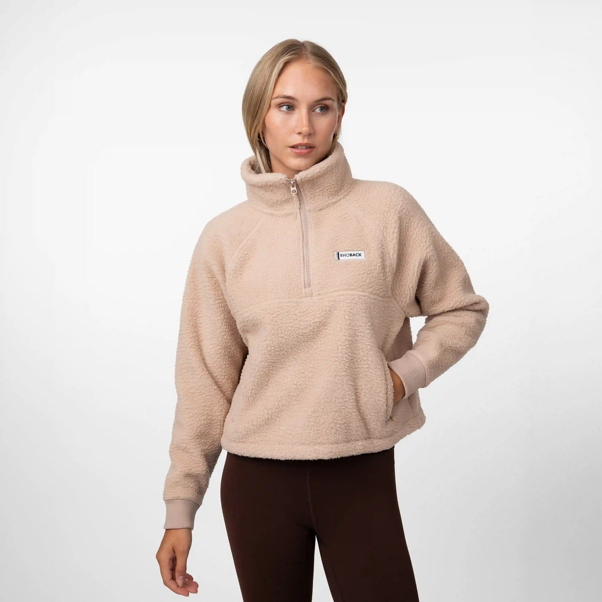 Rivanna Fleece Pullover | Solid - Latte
