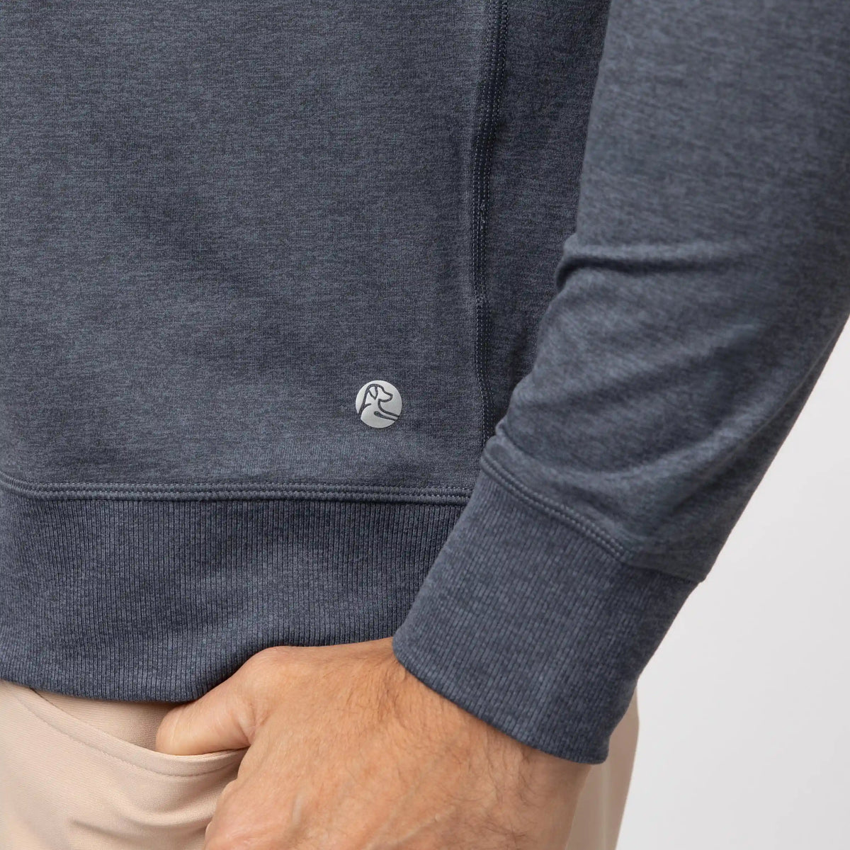 Pace Q-Zip Pullover | Heather - Postgame Grey/Everest Grey