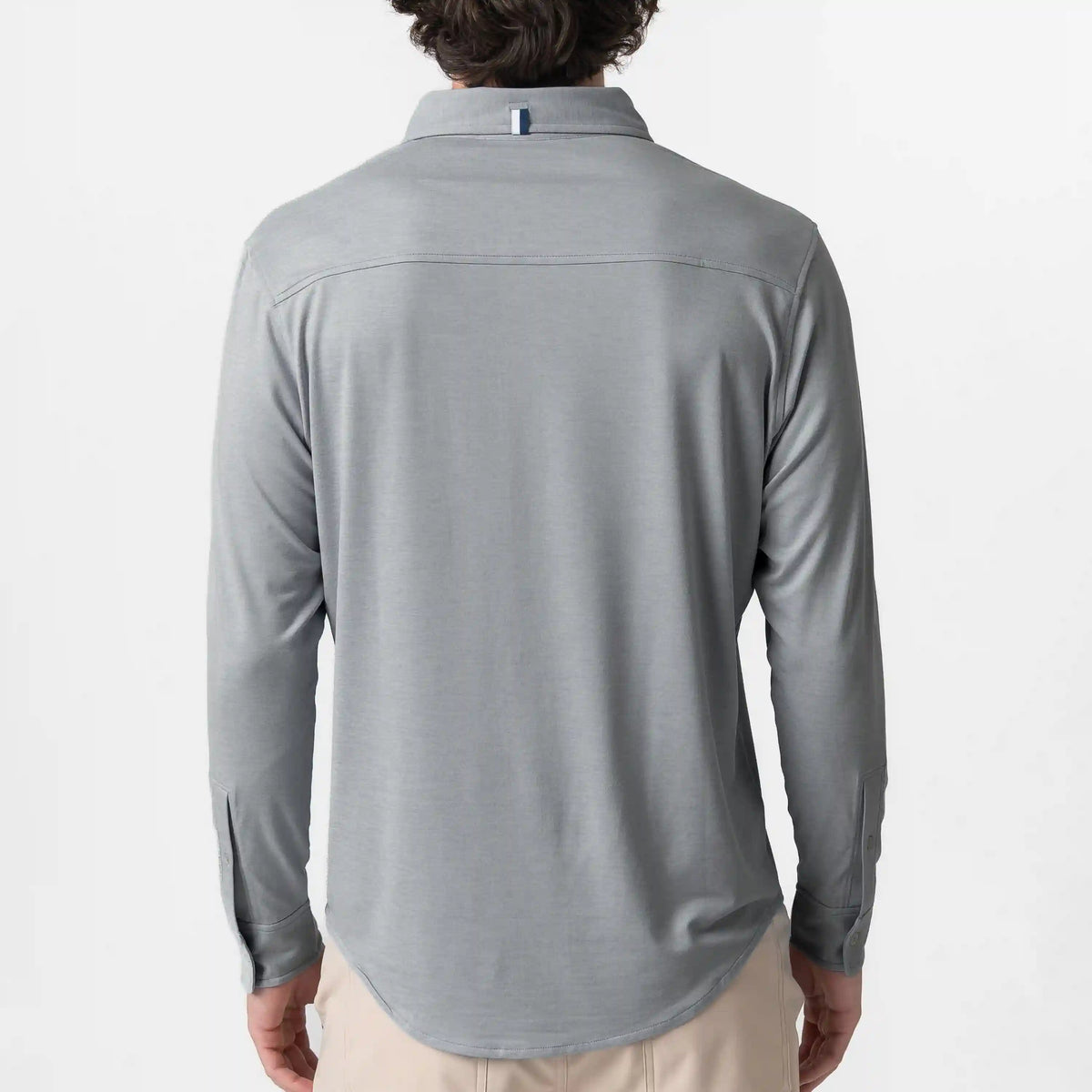 Tailwind Performance Sport Shirt | Heather - Stainless Steel/Thunder Grey