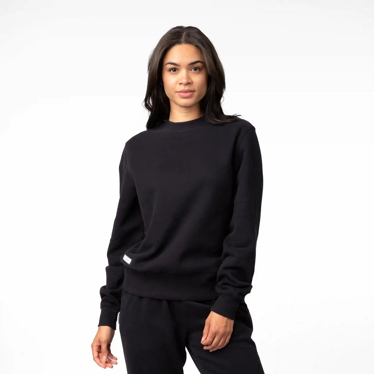 Ready Crewneck | Solid - Midnight Black (Women)