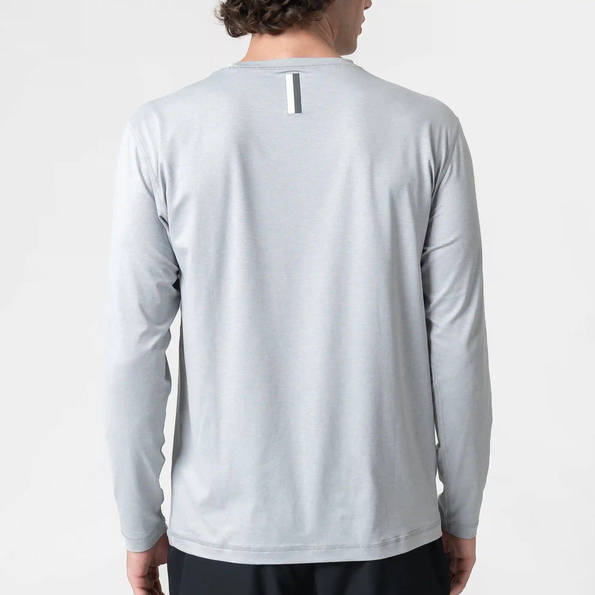 Blitz Tech Long Sleeve Tee | Heather - Stainless Steel/Stratus Grey