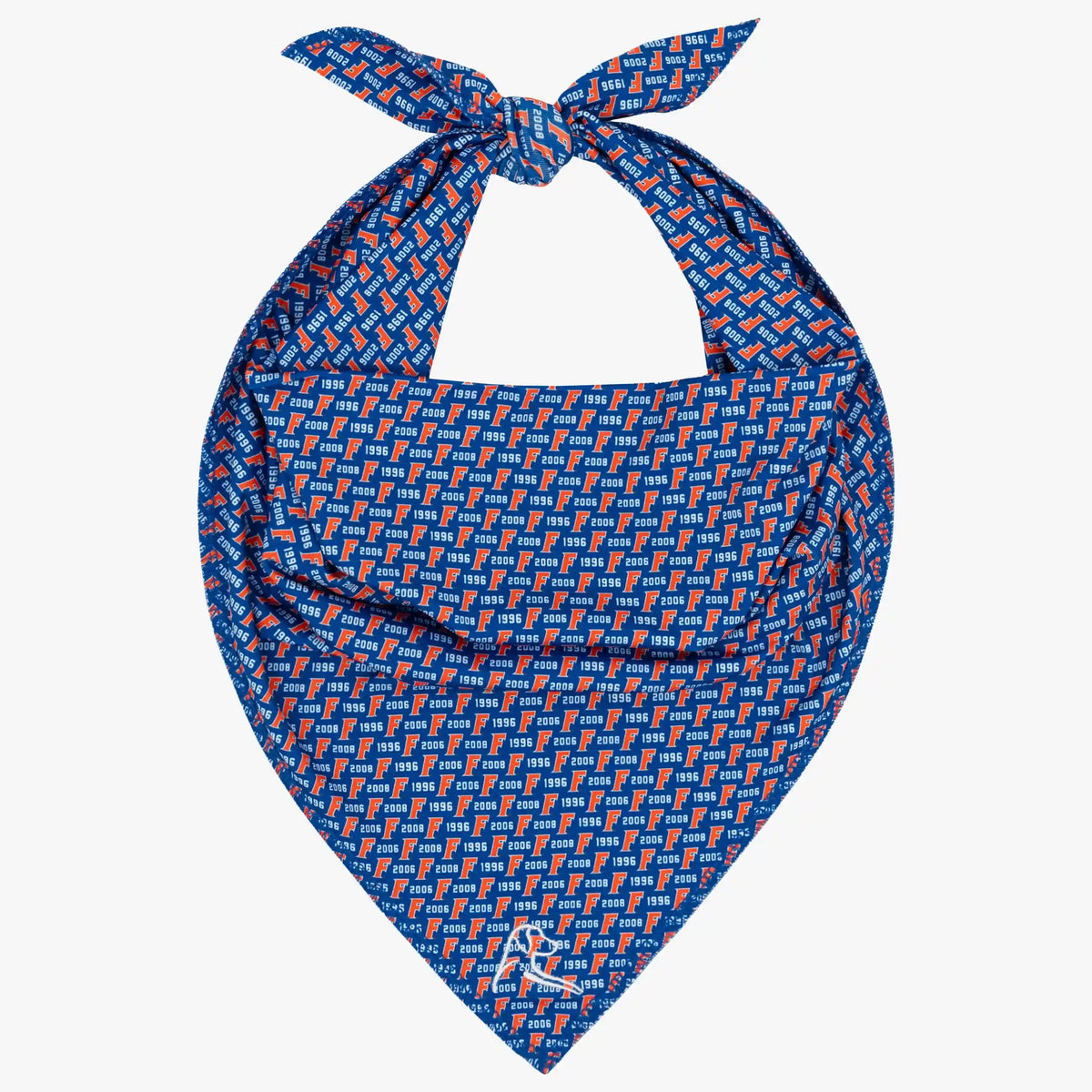 The Florida National Titles | Collegiate Bandana | The Florida National Titles - Ocean Blue/Blaze Orange