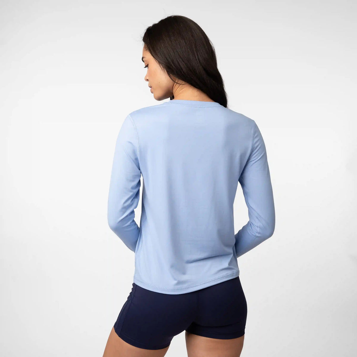 Drift Performance Long Sleeve Tee | Solid - Oxford Blue