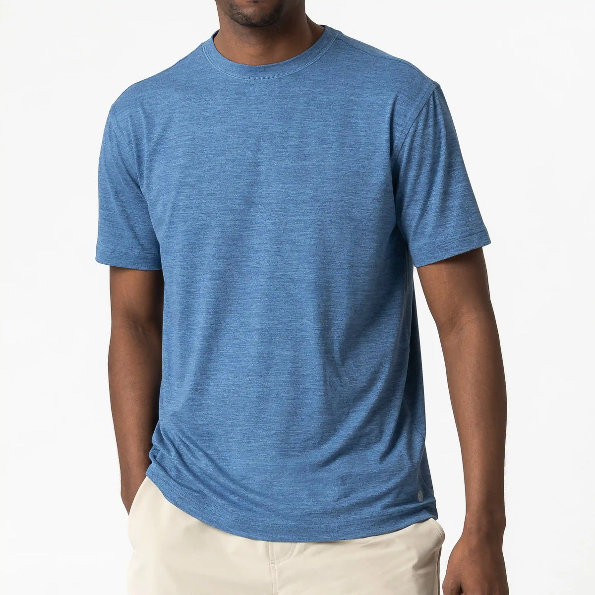 Tailwind Performance Tee | Heather - Coastal Blue/Potomac Blue