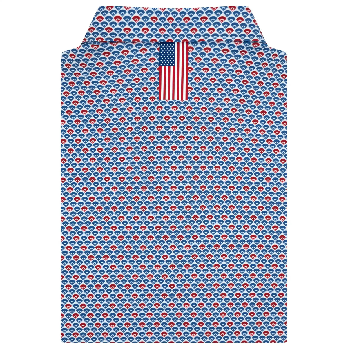 The Ballpark | Performance Polo | The Ballpark - White/Short Stop Blue - USA