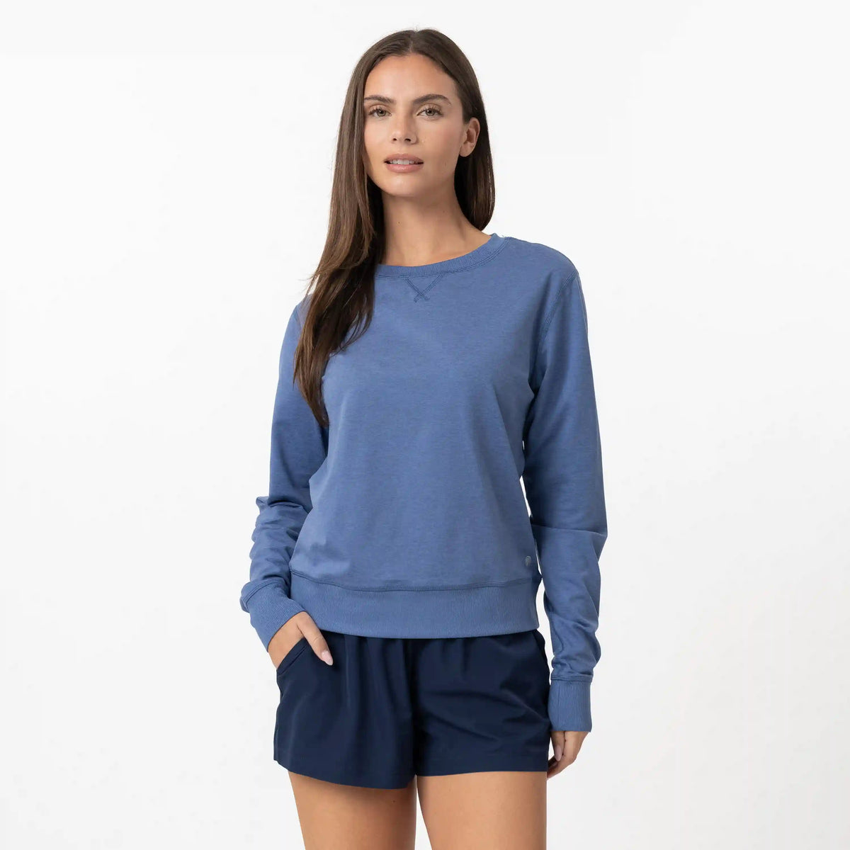 Swift Performance Crew | Heather - Coastal Blue/Coastal Blue