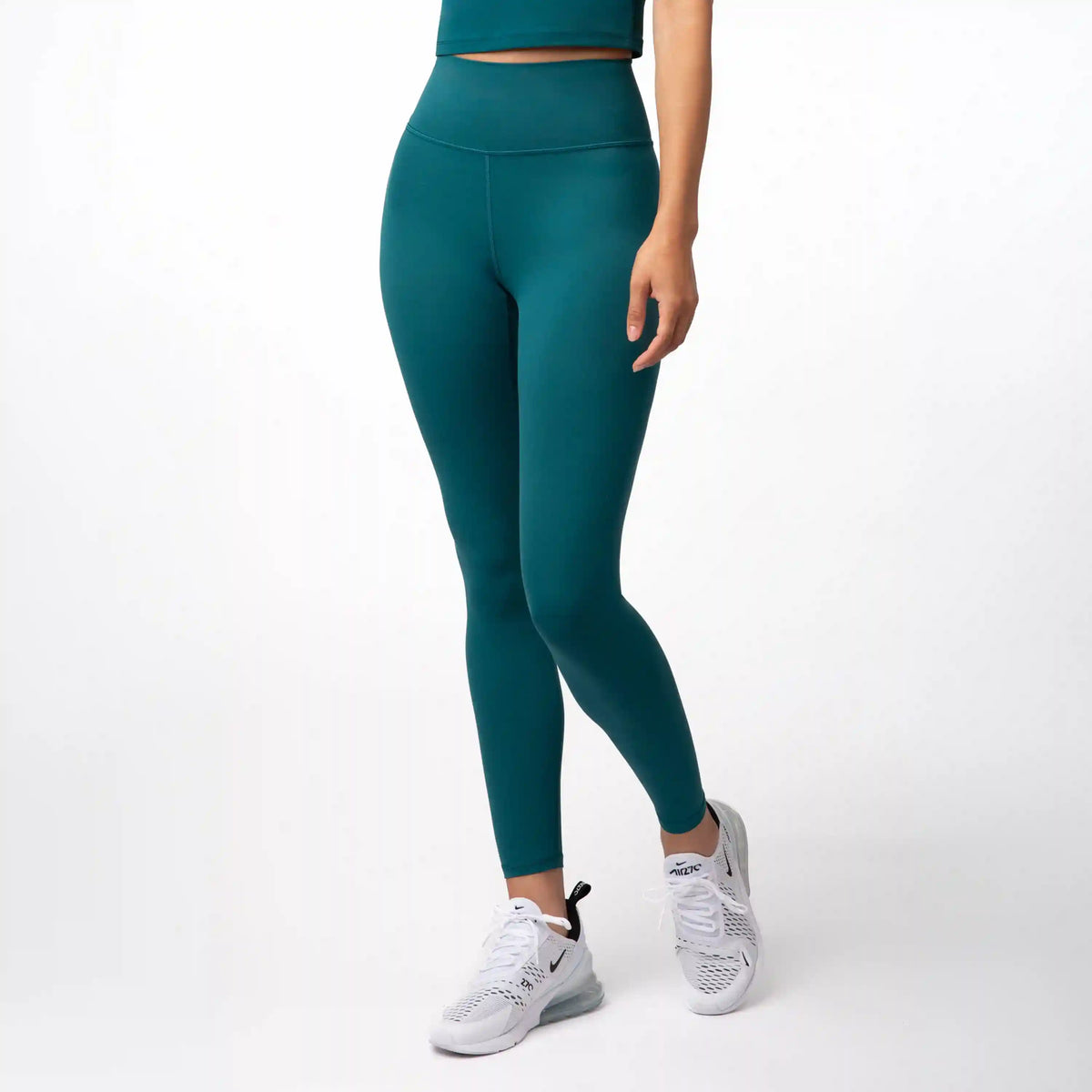 Vista High-Rise Legging | Solid - Midnight Green