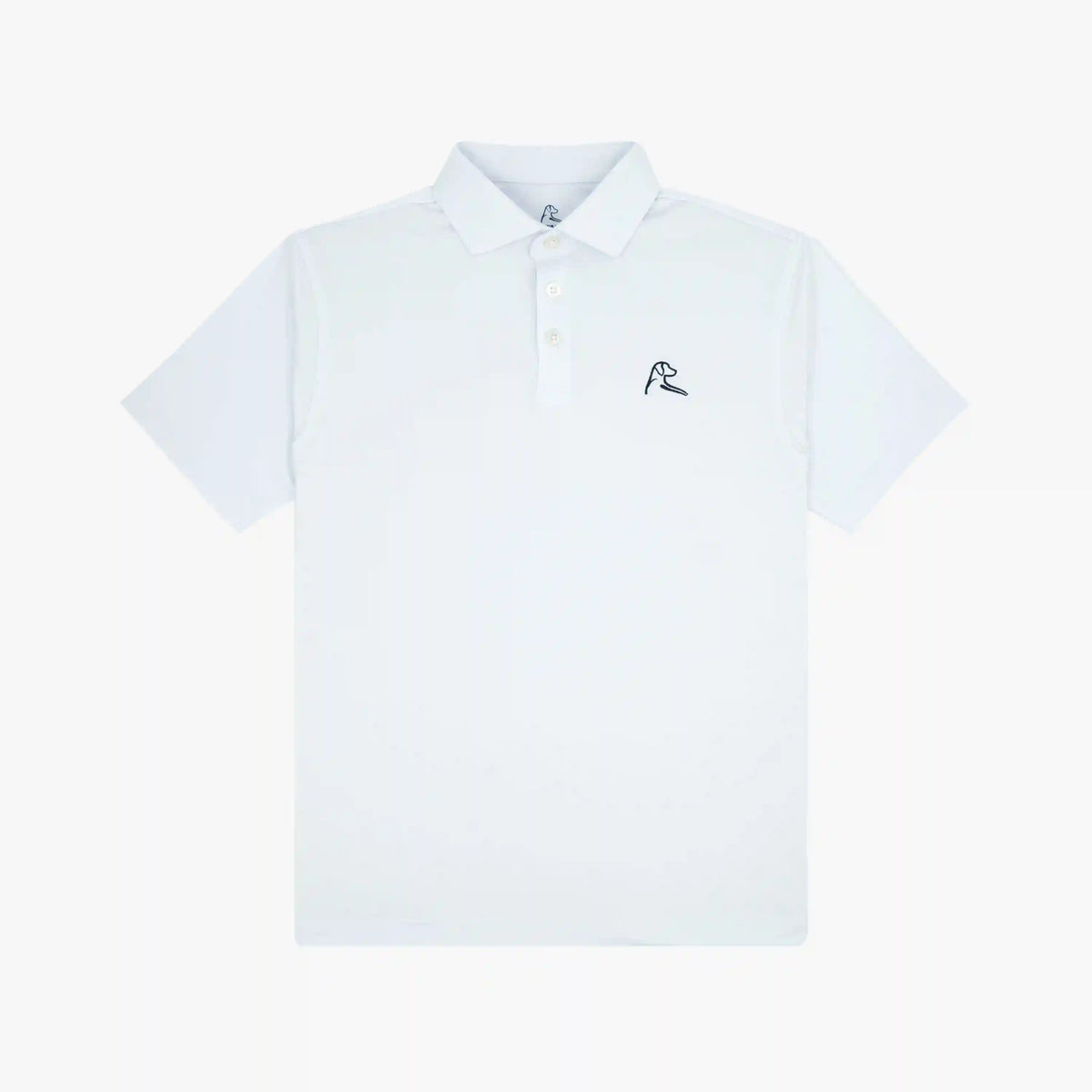 Youth Solid | Performance Polo | Solid - White